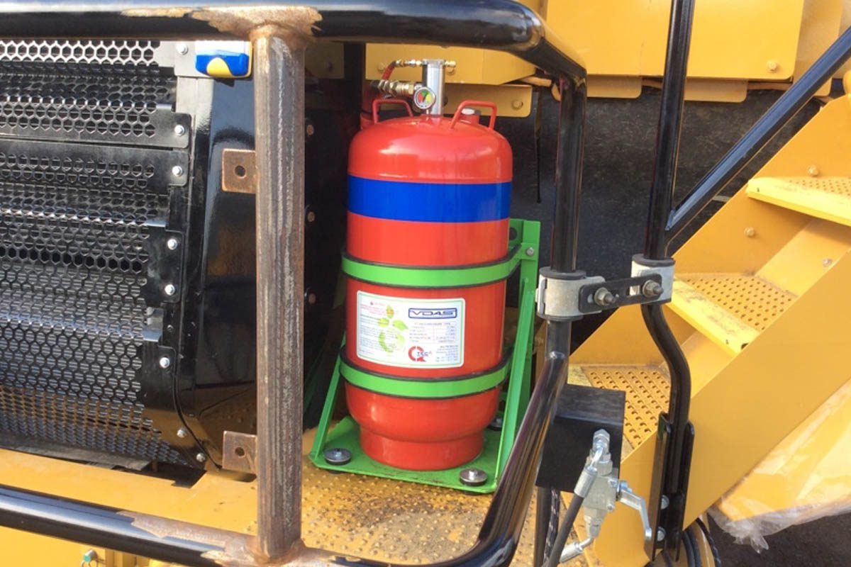 Advanced fire protection solution installed in an industry